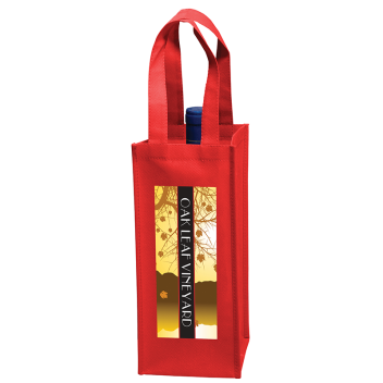 Non-woven Wine Tote Bag - Full Color
