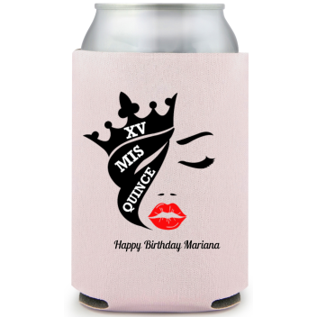 Xv Mis Quince Birthday Full Color Can Coolers