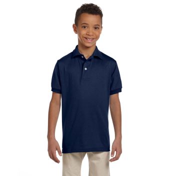 Jerzees Youth 5.6 Oz., 50/50 Jersey Polo With Spotshield&trade;