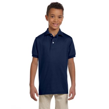 Jerzees Youth 5.6 oz., 50/50 Jersey Polo with SpotShield™