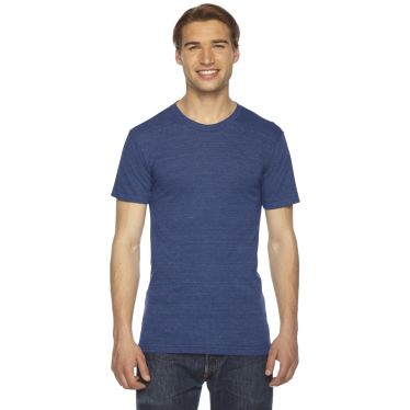American Apparel Unisex Triblend Short-Sleeve Track T-Shirt