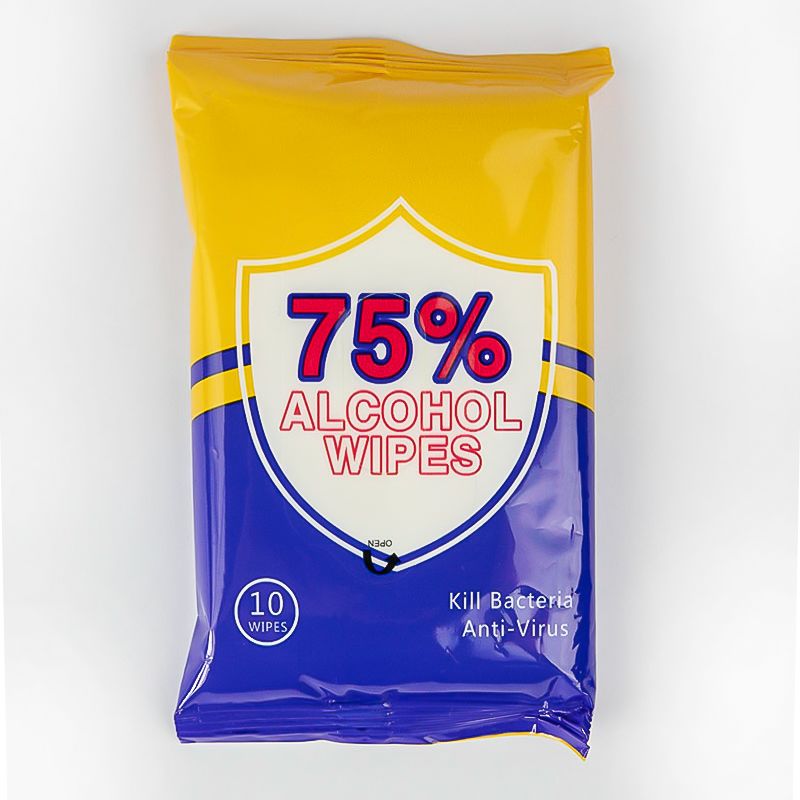 Antibacterial Wet Wipes Travel Pack - 10 Count