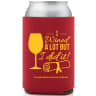 Red - Imprint Can Coolers

