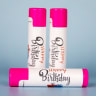 Hot Pink Lip Balm Tube with Full Imprint Colors - Lip
