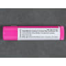 Hot Pink Lip Balm Tube with Full Imprint Colors - Ingredients Label - Sunscreen
