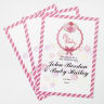 Custom Full Color 5 x 7 Inch Invitation Cards - Baby Shower - Imprint Invitation Card