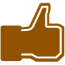 Brown - Cheering Accessories-cheering Mitts
