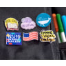 Stock Lapel Pins - Usa
