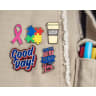 Staged Label Pins - Inspiration