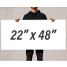 22 x 48 Inch - Huge Checks