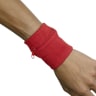 05. Zipper Sports Wristband Wallet Pouch Red - Purse