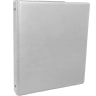 1 Inch Round 3-Ring Binder with Pockets_White - Pockets