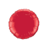 Ruby Red Round - Foil Balloon