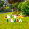 Pre-Packaged Let&rsquo;s Fiesta Yard Letters - Sombrero