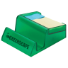 Green Handy Media Card Stand - Memo Pads-self-adhering