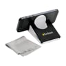Black Stand with Microfiber Cloth - Phone And Media Stand
