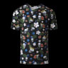 Softspun Crew with Allover Print T-Shirts - 