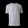 Softspun Crew with Allover Print T-Shirts - 