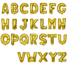 16 Inch Letter, Number, and Symbol Shaped Microfoil&reg; Balloons - Gold - Symbol Shaped Balloons
