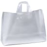 Daisy Frosted Shopping Plastic Bags - 