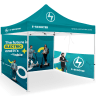 Full Color Pop Up Canopy Tents - Table Covers
