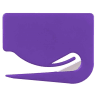 Jumbo Size Rectangular Letter Openers - Purple - Cutter