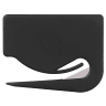 Jumbo Size Rectangular Letter Openers - Black - Cutter
