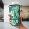 04Custom Neoprene Iced Coffee Cup Sleeves - X-Large - 