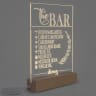 Custom LED Acrylic Light Stands - 