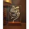 Custom LED Acrylic Light Stands - Darker Environment - 