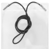Zip Badge Holder with Elastic Cord - 