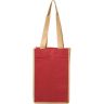 Blank Burgundy Two Bottle Non-Woven Wine Bags - 