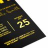 Custom Invitation Card with Metallic Gold Imprint - Imprint Invitation Card