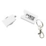 White USB Car Charger Keychains - Usb Car Charge