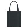 Black - Non-Woven Avenue Shopper Tote Bags - Blank - Budget Shopper