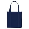 Navy Blue - Non-Woven Avenue Shopper Tote Bags - Blank - Tote Bags