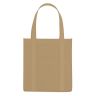 Tan - Non-Woven Avenue Shopper Tote Bags - Blank - Budget Shopper