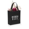 Custom Gift Bag - 80GSM Non Woven Tote Bags - Black Printed - Budget Shopper