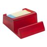 Red Blank Handy Media Card Stand - Memo Pad &amp;amp; Paper Holders