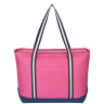 Pink - Navy - Cotton Tote