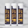 White Flavored Beeswax Lip Balm with One Imprint Color - Lip Balm