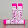 Hot Pink Natural Beeswax Lip Balm with One Imprint Color - Sunscreen