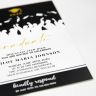 Custom Full Color 5 x 7 Inch Invitation Cards - Graduation  (Metallic Gold Imprint) - Imprint Invitation Card