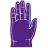 Purple - Cheering Accessories-cheering Mitts