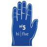 1 - High Five Hand Blue - Foam Novelties
