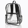 Black Blank - Clear Plastic Backpack