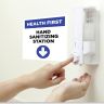 Hand Sanitizing Station Stickers - 6 Ft Social Distancing