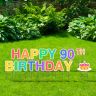 02_Pre-Packaged Happy 90th Birthday Yard Letters - Birthday