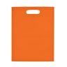 Heat Sealed Non -Woven Exhibition Tote Bags - Orange Blank - Non-woven