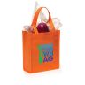 Custom Gift Bag - 80GSM Non Woven Tote Bags - Orange Printed - Tote Bags